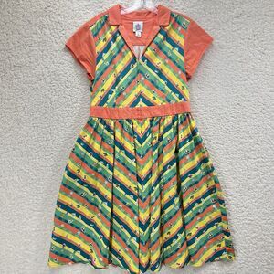 Disney Parks Dress Shop Walt Disney World Play in the Park Collared Dress L